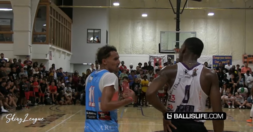 HOOPS: TRAE YOUNG SHUTS DOWN TRASH TALKER AT “SKINZ LEAGUE”